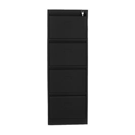 Dulap de dosare, Shelvoria, Js1022S, 47x133x62 cm, Otel, Negru