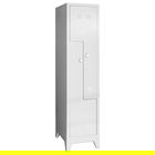 Dulap de depozitare cu incuietoare, Shelvoria, Js1032, 41x185x40 cm, Otel, Gri deschis