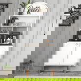 Dulap de bar pentru cafea, Hommy Craft, Bohem 858, PAL, Alb