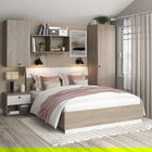 Oferta Dormitor AMBRO 3, Oak, Alb cu saltea inclusa