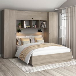 Oferta Dormitor AMBRO 4, Oak cu saltea inclusa