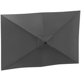 Outsunny Copertină de Rezervă pentru Umbrelă cu Ventilație în Partea Superioară, 300x200 cm, Gri Cărbune | Aosom Romania