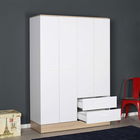 Dulap pentru haine, Adore, Base 4, 137x198x52 cm, PAL, Alb