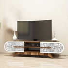 Comoda TV, Hommy Craft, Defne, 145x37x37 cm, PAL, Nuc/Alb