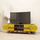 Comoda TV, Hommy Craft, Defne, 145x37x37 cm, PAL, Nuc / Galben