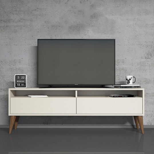 Comoda TV, Hommy Craft, Best 2, 150x30x50 cm, PAL, Crem