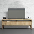 Comoda TV, Hommy Craft, Best 2, 150x30x50 cm, PAL, Stejar