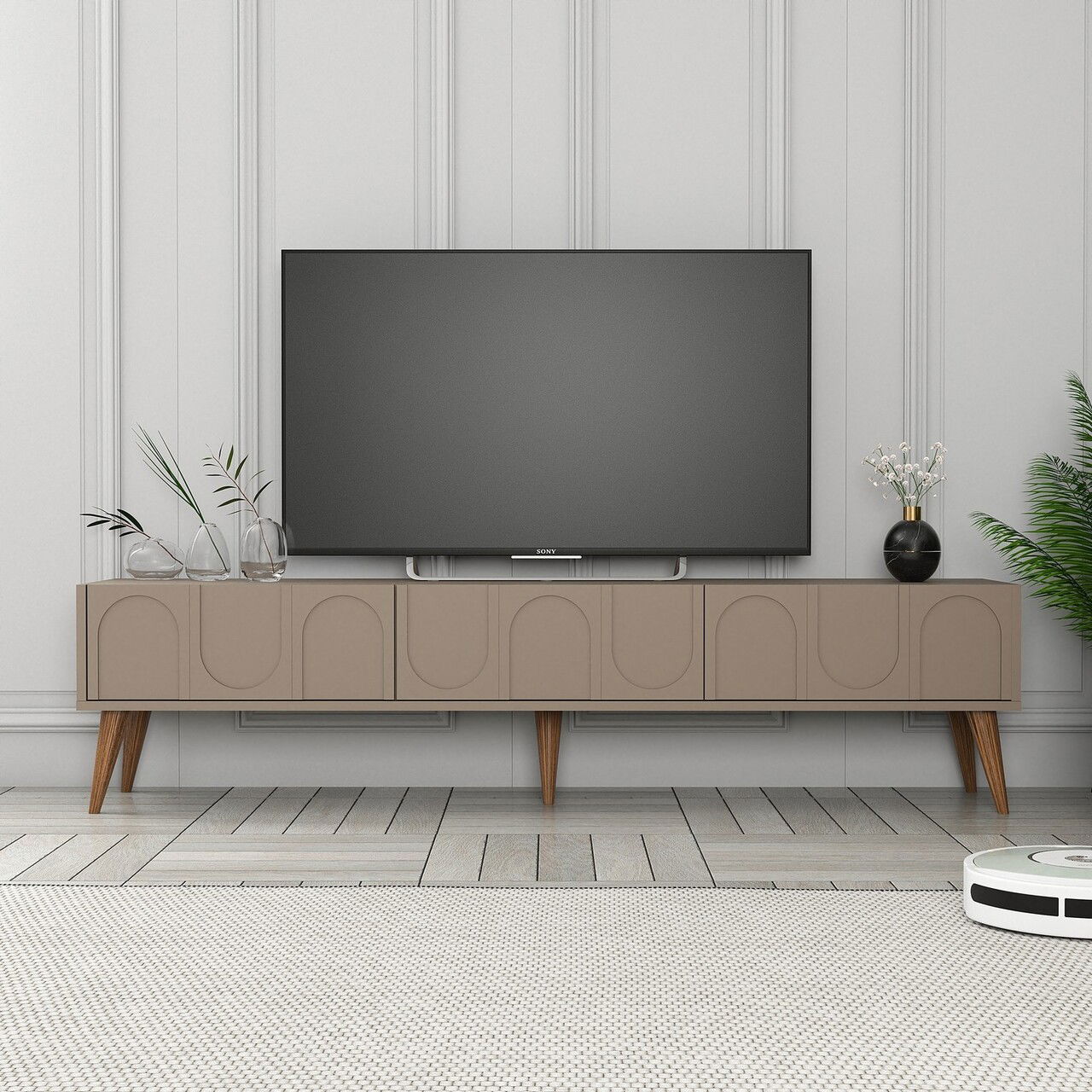 Comoda TV, Hommy Craft, Lyon 44, 180x44x35 cm, PAL, Atlas / Nuc