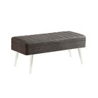 Set masa extensibila si 4 scaune, Vella, Vina 1053, PAL, Alb / Antracit