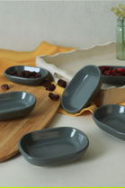 Set boluri pentru aperitive, Keramika, 275KRM2135, Ceramica , Nu absoarbe apa, Verde deschis