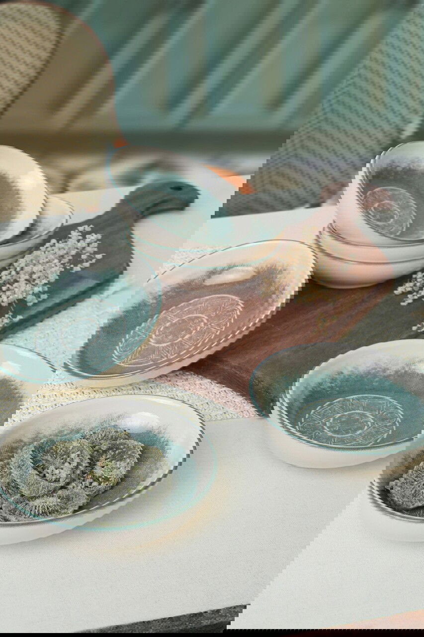 Set boluri pentru sos, Keramika, 275KRM2103, Ceramica , Nu absoarbe apa, Crem