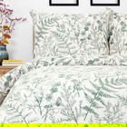 Lenjerie de pat King Size, Liliane Essentials, Homla, 3 piese, 200x220 cm, microfibra din poliester, bej/verde