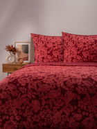 Lenjerie de pat King Size, Margot, Homla, 3 piese, 200x220 cm, poliester, burgundy