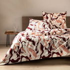 Lenjerie de pat King Size, Colette, Homla, 3 piese, 200x220 cm, microfibra din poliester, multicolor