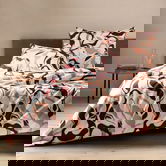 Lenjerie de pat dubla Colette, Homla, 3 piese, 160x200 cm, microfibra din poliester, multicolor