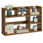 Corp biblioteca / raft de organizare birou si bucatarie, Vasagle, 80x20x50 cm, PAL, maro rustic