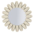 Oglinda de perete Dune Double, Mauro Ferretti, 85 cm, fier/MDF, crem