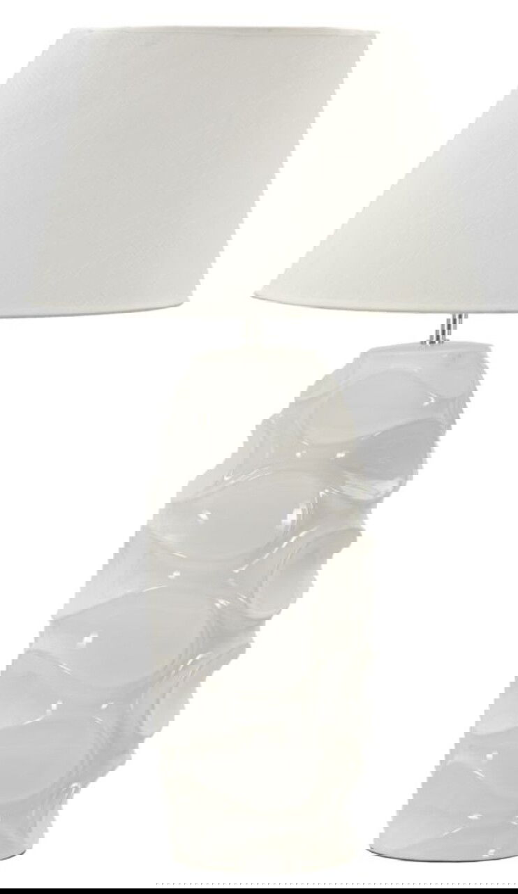 Lampadar Warsaw, Mauro Ferretti, 1 x E27, 40W, 45x83 cm, ceramica/fier, alb