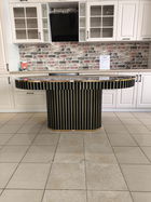 MASA FIXA LUXURY 4 NEGRU CU AURIU