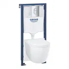 Set Rapid 5 in 1 Vas wc cu capac soft close, clapeta Arena Cosmopolitan Grohe Bau Ceramic