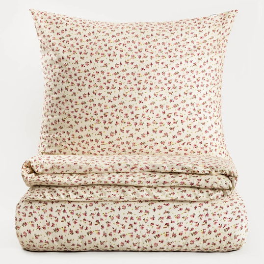 Lenjerie de pat dubla Rosalind, Homla, 3 piese, 160x200 cm, bumbac satinat, multicolor