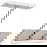 Outsunny Lampă pentru Plante cu 42 de Lumini LED și 3 Vase 45x18.8x47.8 cm Alb | Aosom Romania