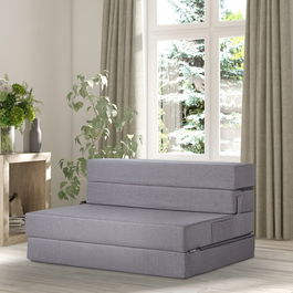 Canapea extensibila 2 locuri, Salida, 363SLD1127, Poliester, Gri