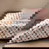 Lenjerie de pat pentru o persoana Amore, Homla, 2 piese, 140x200 cm, microfibra din poliester, multicolor