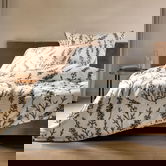 Lenjerie de pat dubla Camilla, Homla, 3 piese, 160x200 cm, microfibra din poliester, alb/negru