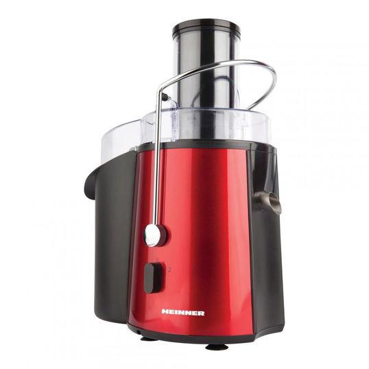 Storcator de fructe Heinner, 1000W, rosu/negru