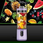 Blender portabil Fram, 7.4V, 400 ml, mov