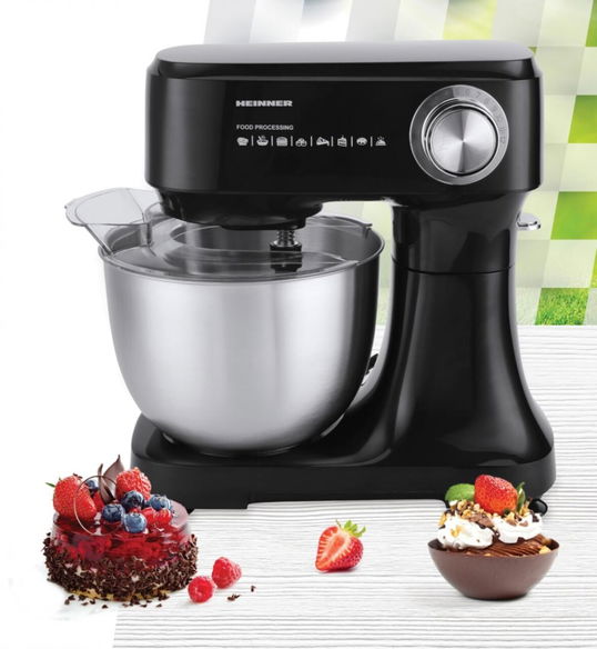 Mixer planetar Heinner, 600W, 3.5L, negru