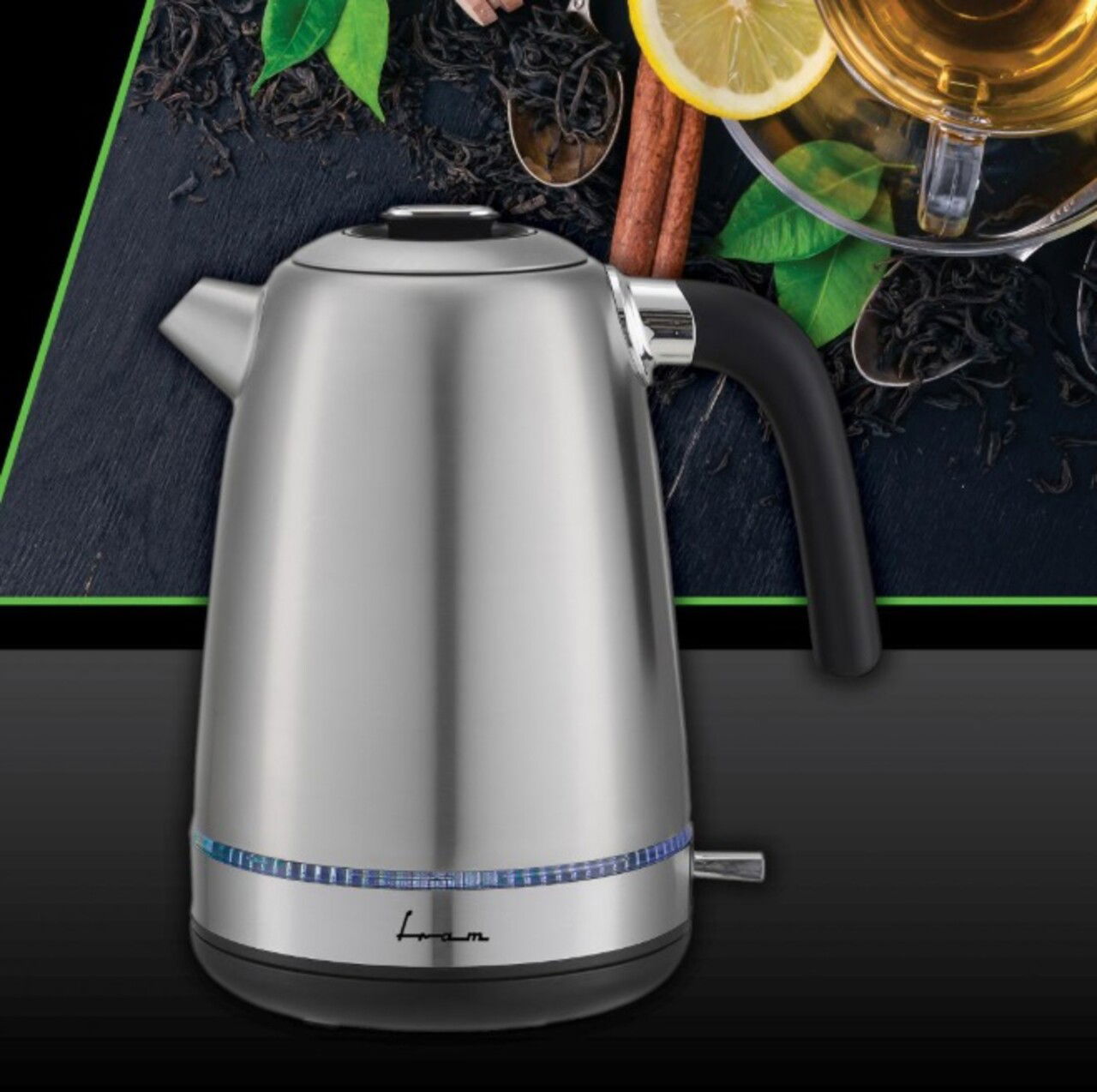 Fierbator electric Fram, 1850-2200W, 1.7L, argintiu