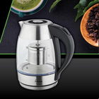 Fierbator electric cu filtru ceai Fram, 1850-2200W, 1.8L, argintiu/negru