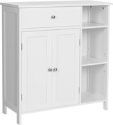 Dulap pentru baie, Scandinavian Style, Vasagle, 75x30x80 cm, MDF, alb mat