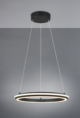 Lustra Amador, TRIO, 45x150 cm, 34W, 1x SMD, metal, negru mat
