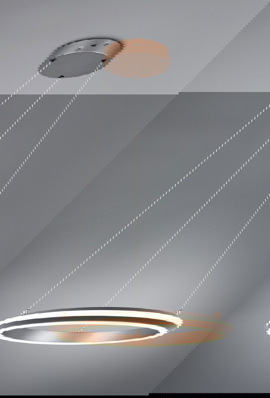 Lustra Amador, TRIO, 45x150 cm, 34W, 1x SMD, metal, aramiu