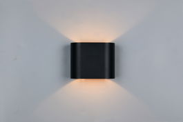 Aplica de perete Alani, TRIO, 15x12 cm, 5W, 1x G9, metal, negru/auriu