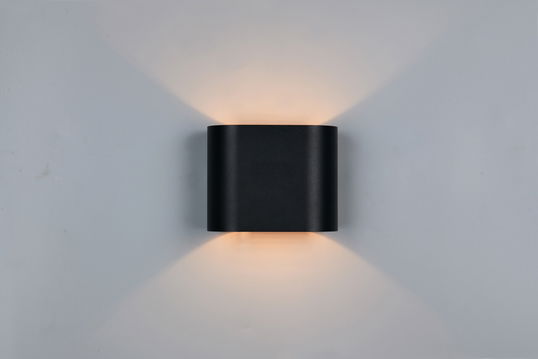 Aplica de perete Alani, TRIO, 15x12 cm, 5W, 1x G9, metal, negru/auriu
