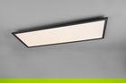 Plafoniera Alpha, RL, 80x5 cm, 34W, 1x SMD LED, metal, negru mat