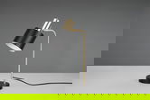 Lampa de masa Adam, RL, 14x28x43.5 cm, 10W, 1x E14, metal, auriu/negru