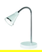 Lampa de masa Arras, RL, 11.5x38 cm, 4W, 1x SMD LED, plastic, alb