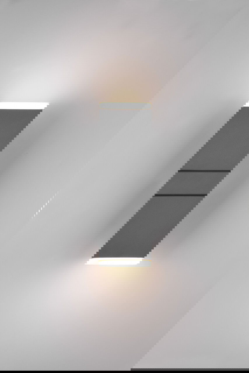 Aplica de perete pentru exterior Avon, TRIO, 9x28 cm, 7W, 2x SMD LED, aluminiu turnat, antracit