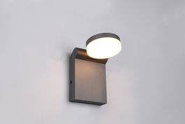 Aplica de perete pentru exterior Adour, TRIO, 10x19 cm, 7.5W, 1x SMD, aluminiu, antracit