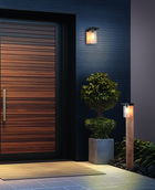 Lampadar de exterior Ardila, TRIO, 16x100 cm, 40W, 1x E27, aluminiu, natur/negru