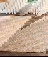 Covor, 00018A , 200x290 cm, Iuta, Natural