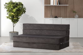 Canapea extensibila 2 locuri, Salida, 363SLD1131, Textil, Antracit