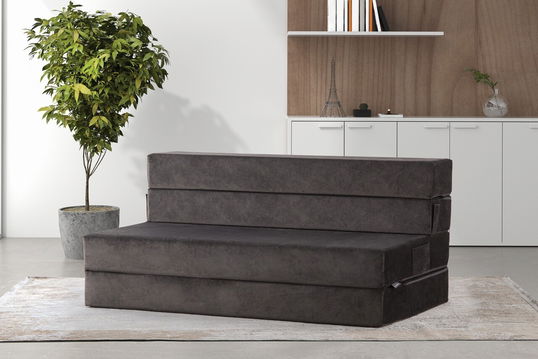 Canapea extensibila 2 locuri, Salida, 363SLD1131, Textil, Antracit