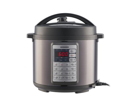 Oala electrica sub presiune Alacarte 38BK, Heinner, 1000W, 3.8L, 14 programe, negru
