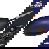 Tigaie Wok, Samurai Gourmet by Rikito Watanabe si Cooking by Heinner, 32x9 cm, aluminiu, negru/natur